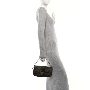 FENDI Zucca Baguette Tobacco