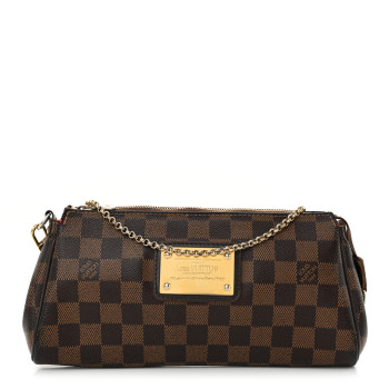 LOUIS VUITTON Damier Ebene Eva Clutch