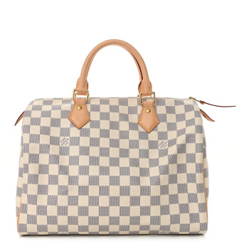 LOUIS VUITTON Damier Azur Speedy 30