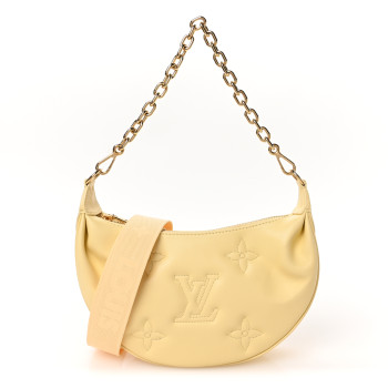 LOUIS VUITTON Calfskin Bubblegram Over The Moon Banana