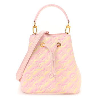 LOUIS VUITTON Empreinte Monogram Summer Stardust Neonoe BB Pink