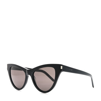SAINT LAURENT Acetate Cat 3 Cat Eye Sunglasses SL425 Black