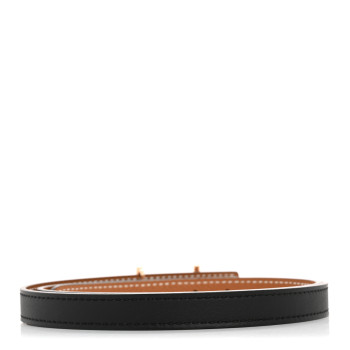 HERMES Swift Epsom 13mm Ancre Belt 70 28 Black Gold