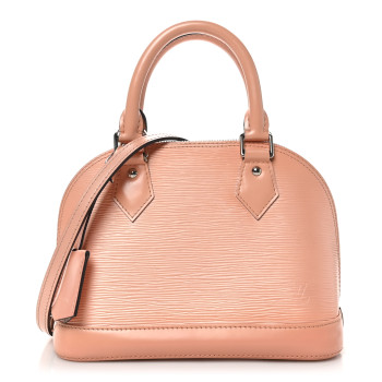LOUIS VUITTON Epi Alma BB Rose Nacre