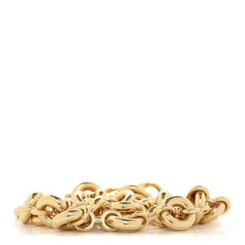 LOEWE Brass Donut Chain Shoulder Strap Gold
