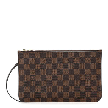LOUIS VUITTON Damier Ebene Neverfull MM GM Pochette