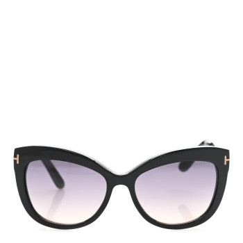 TOM FORD Acetate Alistair Cat Eye Sunglasses TF524 Black