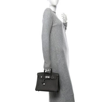 HERMES Togo Birkin 25 Etain