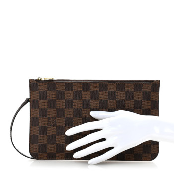 LOUIS VUITTON Damier Ebene Neverfull MM GM Pochette