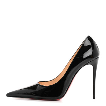 CHRISTIAN LOUBOUTIN Patent Kate Max 100 Pumps 39 Black