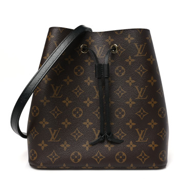 LOUIS VUITTON Monogram Neonoe MM Black