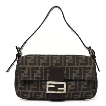 FENDI Zucca Baguette Tobacco