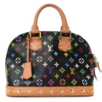 LOUIS VUITTON Monogram Multicolor Alma PM Black