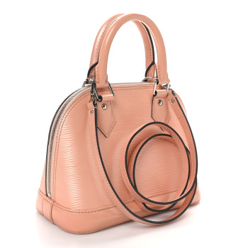 LOUIS VUITTON Epi Alma BB Rose Nacre