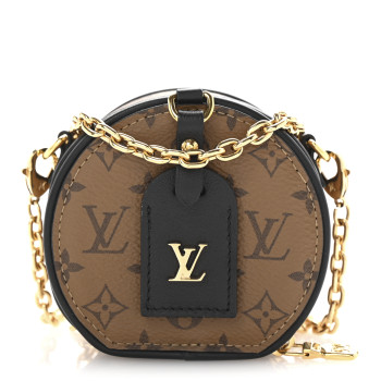 LOUIS VUITTON Reverse Monogram Boite Chapeau Necklace