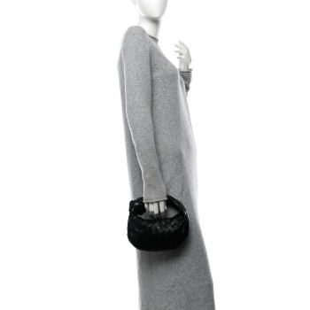 BOTTEGA VENETA Nappa Intrecciato Mini Jodie Black