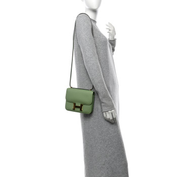 HERMES Swift Constance 18 Vert Criquet