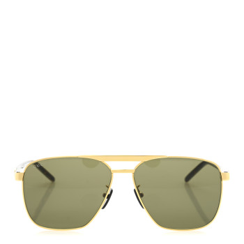 GUCCI Metal Aviator Sunglasses GG1164S Gold