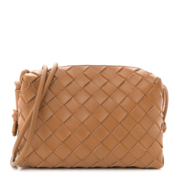 BOTTEGA VENETA Nappa Intrecciato Mini Loop Camera Bag Cob