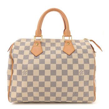 LOUIS VUITTON Damier Azur Speedy 25