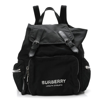 BURBERRY Nylon Logo Print Small Rucksack Backpack