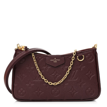 LOUIS VUITTON Empreinte Easy Pouch On Strap Wine