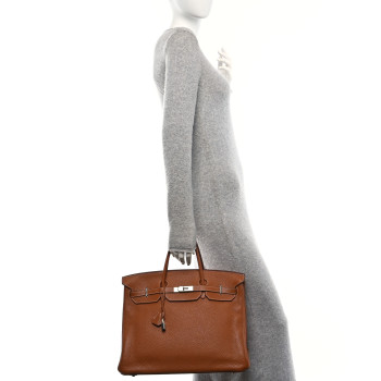 HERMES Togo Birkin 40 Gold