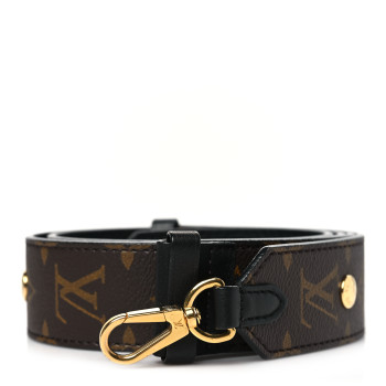 LOUIS VUITTON Monogram Adjustable Bandouliere Shoulder Strap Black
