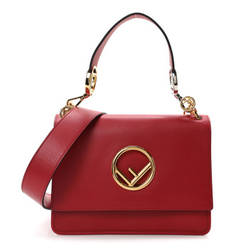 FENDI Vitello Century Opaco F is Fendi Kan I Shoulder Fragola