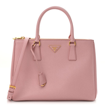 PRADA Saffiano Medium Galleria Double Zip Tote Orchidea