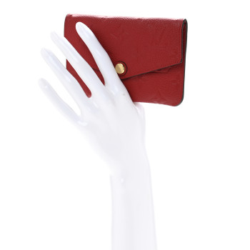 LOUIS VUITTON Empreinte Key Pouch Cherry