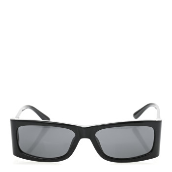 PRADA Acetate Rectangular Sunglasses SPR B03 Black