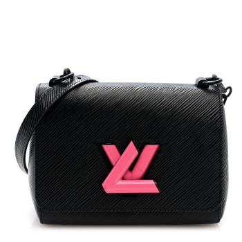 LOUIS VUITTON Epi Twist Shoulder Bag PM Black Pink
