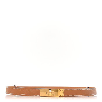 HERMES Epsom Kelly Belt Gold