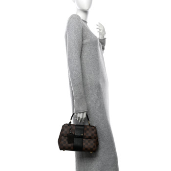 LOUIS VUITTON Damier Ebene Bond Street BB Black