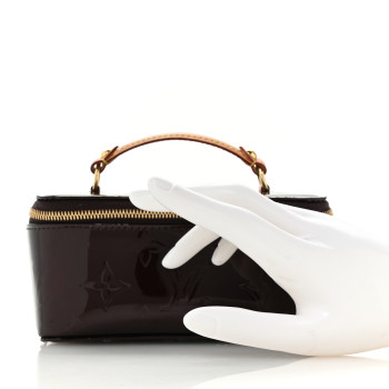LOUIS VUITTON Vernis Vanity Jewel Case Amarante