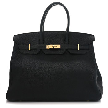 HERMES Togo Birkin 35 Black