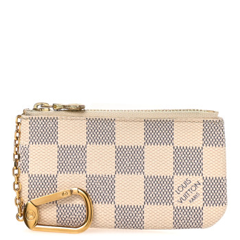 LOUIS VUITTON Damier Azur Key Pouch