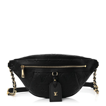 LOUIS VUITTON Empreinte High Rise Bumbag PM Black