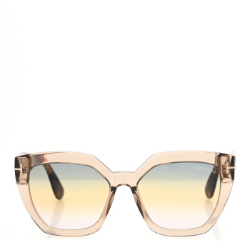 TOM FORD Acetate Square Sunglasses TF939 Transparent Tortoise