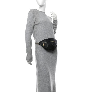 LOUIS VUITTON Empreinte High Rise Bumbag PM Black