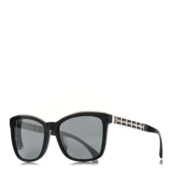 パーツ CHANEL MENS CHANEL Square Chain Sunglasses 5360-Q Dark Blue 185388