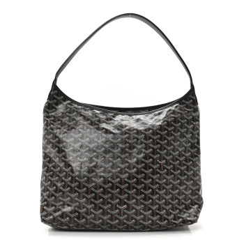 GOYARD Goyardine Boheme Hobo Black