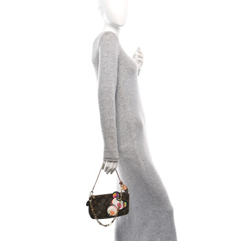 LOUIS VUITTON LV X TM Monogram Superflat Panda Pochette Accessories