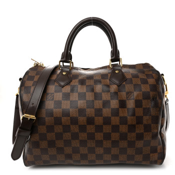 LOUIS VUITTON Damier Ebene Speedy Bandouliere 30