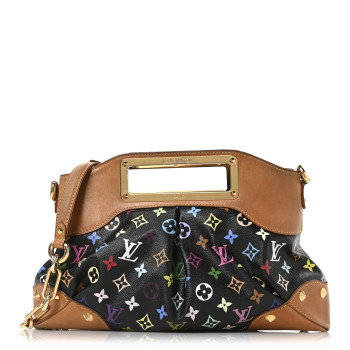 LOUIS VUITTON Monogram Multicolor Judy MM Black