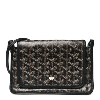 GOYARD Goyardine Plumet Wallet Clutch Black