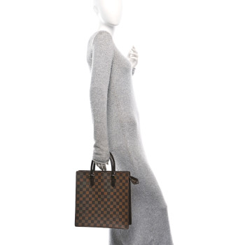 LOUIS VUITTON Damier Ebene Venice Sac Plat