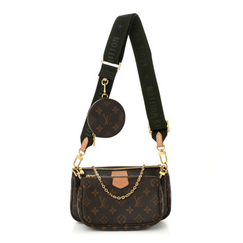 LOUIS VUITTON Monogram Multi Pochette Accessories Kaki