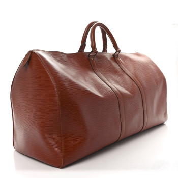 LOUIS VUITTON Epi Keepall 55 Kenyan Fawn